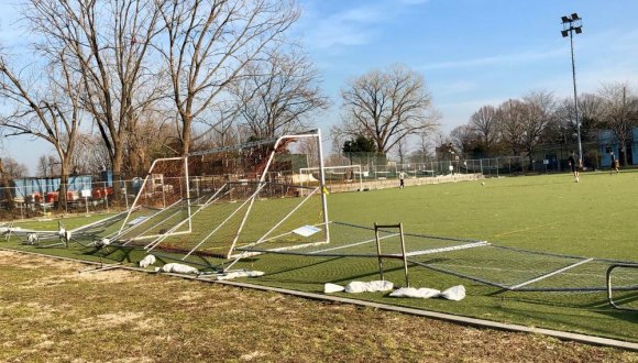 A Plan for Octagon Field Takes Shape Frustrations led to tearing down Octagon Field fencing, earlier this year.